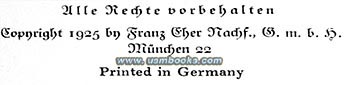 Central Publishing House of the Nazi Party Franz Eher Nachfolger Munich
